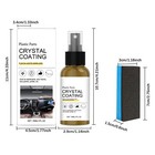 Crystal Coating For Car Plastic Parts  Plastic Restorer Refurbish Agent With