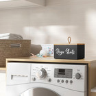 Dryer Sheet Holder  Farmhouse Laundry Sheets Container  Wooden Laundry Room Orga