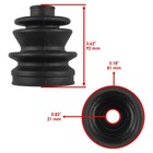 2 Front Axle Inner Outer Cv Boot Kit For Arctic Cat 250 300 400 454 500 4x4 