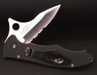 Rare Early 2000 s Spyderco Usa Gunting No Serial Cpm 440v Lockback Pocket Knife