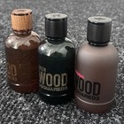 Dsquared2 Wood Lot Of 3 Edt Spray 3 4 Fl Oz  Wood  Green Wood  Original