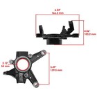 Caltric 51250-hp0-b00 51250hp0b00 Front Left Knuckle Assembly For Honda