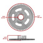 Starter Clutch Sprag Idler Gear W gasket For Kawasaki Kfx450r Ksf450b 2008-14