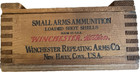 Winchester Small Arm s Wood Ammo Box Vintage Crate Shot Shells