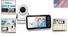 5 Inch Lcd Baby Monitor With Night Vision   Temperature Alerts - No Wifi Needed