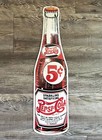 Pepsi Bottle Die-cut 22  X 6  Licensed Embossed Aluminum Sign Made In Usa New 