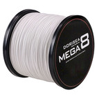 Dorisea 8 Strands Mega 8 White Dynema Pe Braided Fishing Line 6lb-300lbs