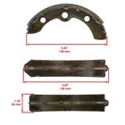 Brake Shoes For Ezgo Gas 1987-1996   Electric 1987-1995 2 Set Of Short Long Shoe