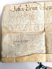 1703 John Penn Thomas Penn Richard Penn - Original Pennsylvania Vellum Indenture