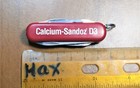 Vtg Victorinox Calcium Sandoz - Pocket Knife  Razor  Lsd Pharmacy  Swiss