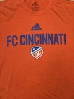 Adidas- Fc Cincinnati Fcc Mls Soccer Men   s Orange Small T-shirt 