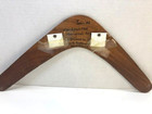 Vtg 1988 Jean Hand Painted Aboriginal Art Boomerang North Queensland Australia