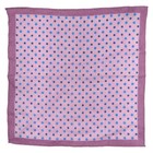 Jos A Bank Mens Linen Handkerchief Light Purple Blue Dots Pocket Square 13 5 