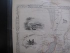 John Tallis Antique Hand Colored Map Part Of South Australia Adelaide Kangaroo I