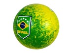 New Icon Sports Brazil Soccer Ball Size 5 Yellow Blue Green Pvc Training Match