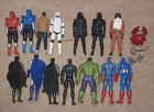 Mixed Lot Of 12  Action Figures Lot Of 14 Marvel Star Wars Power Rangers 
