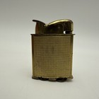 Vtg Evans Spitfire Lighter 19023 Gold Tone Blue Enamel Military Insignia Rare