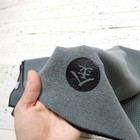 Yogitoes Skidless Yoga Mat Towel Gray Microfiber Non Slip Raised Grip Dots