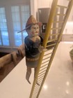 Vintage Marx Climbing Fireman  smoky Joe  Wind Up Tin Litho Toy Works  1930   s