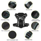 Service Dog Harness  Reflective Dog Vest Harness With 5 Pcs Patches  Adjustab   