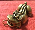 China Tibet Old Bronze Lucky Brave Troops Statue       