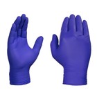 Ammex Indigo Nitrile Disposable Exam medical Gloves 3 Mil Latex-free  Box Of 100