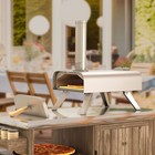 12  Portable Pizza Oven Wood Fired Pellet Grill Bbq Pizza Maker Stainless Steel