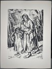 Poland Maurycy M  drzycki Tribute Ghetto Fighters Warsaw Photogravure 1955