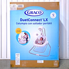 Graco Duetconnect Lx Portable Baby Swing And Bouncer  6 Swinging Speeds  Ari