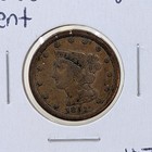 1851 Braided Hair Half Cent