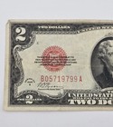 1928b  2 Two Dollar Red Seal United States Note Legal Tender Key Fr 1503 1928-b