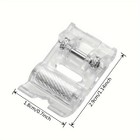Roller Sewing Machine Presser Foot Snap On Foot - Fits All Low Shank Snap-on    