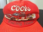 Vtg 80s Bill Elliott Coors Racing Team Nascar Snapback Trucker Hat Red Mesh Usa
