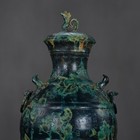 A Fine Collection Of Chinese Han Dynasty Bronze With Inscription Bird Vase
