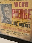 Original Webb Pierce Touring Poster Decca Records Early 1950s Not A Repro 