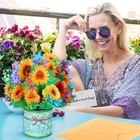 4pack Paper Flower Pop Up Cards  Flower Bouquet Card Popup 3d Greeting Cards    