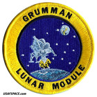 Grumman Lunar Module - Original Ab Emblem - 4  Nasa Apollo Space Patch -mint