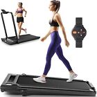 2 5hp Foldable Treadmill For Home Electric Quiet Folding Running Jogging Machine