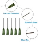 Blunt Tip Needles 14g X 1  - Luer Lock - 20 Pack - Dispense Glue  Oil  Ink