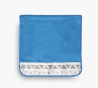 New Norwex Hand Towel Marine Blue Grey Bath Bathroom Kitchen Cloth Microfiber