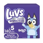 Luvs Platinum Protection Baby Diapers Size 5  140 Count