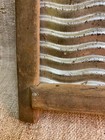 Vintage Primitive Washboard Old Hand Washing Board Metal Wood Laundry 