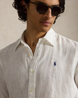 Size M Polo Ralph Lauren Slim Fit Linen Cotton Long Sleeve Shirt Nwt