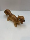 Vintage Brown Ceramic Squirrel Figurine Marked Japan Artmark   Mcm Wall Hanging