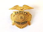 Vtg 1950s State Of Alabama Deputy Sheriff Police Badge Obsolete Rare Gold Eagle