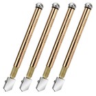 4pcs 6 1in Professional Diamond Glass Cutter With Ergonomic And Non-slip Handle