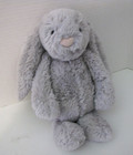 Jellycat Bashful Woodland Bunny Stuffed Animal Toy Gray