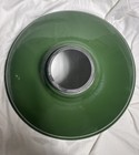 Vintage Green Porcelain Enamel Factory Warehouse Hanging Light Shade 14   