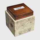 Lewis   Clark Compass Mahogany Case 3 25  Gift Boxed Oregon Trail Expedition