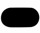 7  x 11   Small Oval Jewelry Black Velvet Padded Pad Display Insert Tray Jeweler